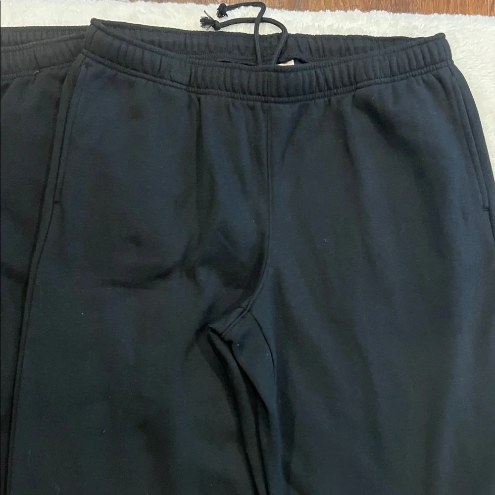 Lot 2 Universal Threads Mid-Rise Knit Straight Leg Sweatpants - Black M - Picture 3 of 6